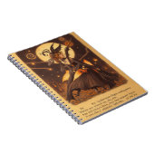 Owl Hauntings Halloween-Notebook Notizblock (Rechte Seite)