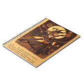 Owl Hauntings Halloween-Notebook Notizblock (Linke Seite)