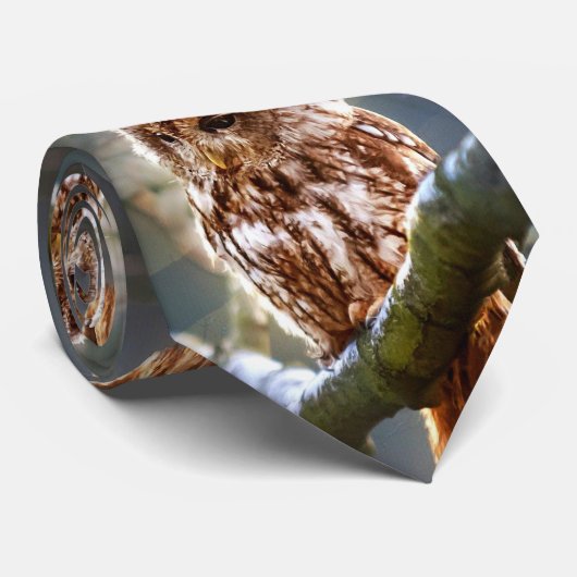 Owl Hoo Krawatte (Gerollt)
