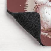 Owl Illustration Niedlich Whimsical Cotattecore Mousepad (Ecke)