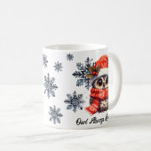 Owl Immer Liebe Weihnachten Tasse (VorderseiteRechts)