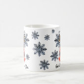 Owl Immer Liebe Weihnachten Tasse (Mittel)