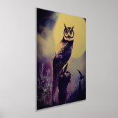 Owl in Moonlight Foliendrucke (Ablage )