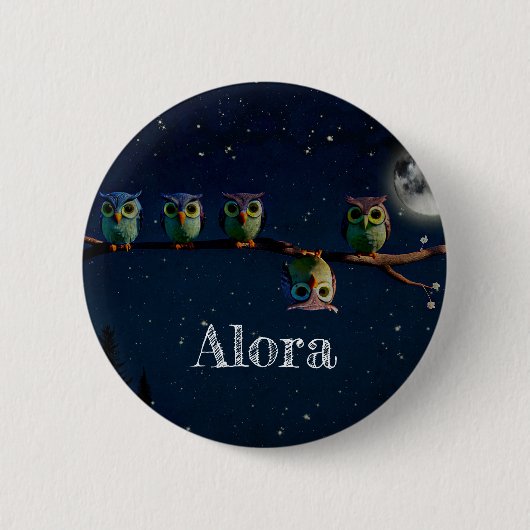 Owl ist anders als ein einzigartiges Angebot Button (Vorderseite)