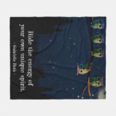 Owl ist anders als ein einzigartiges Angebot Fleecedecke (Vorderseite (Horizontal))