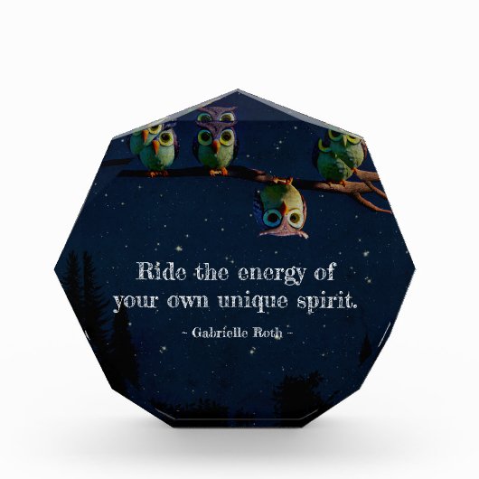 Owl ist anders als ein einzigartiges Angebot Fotoblock (Vorderseite)