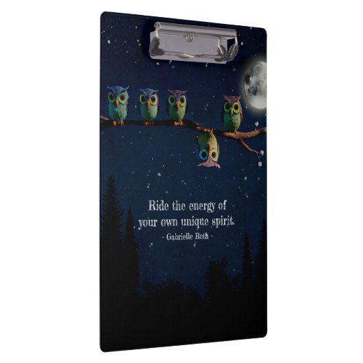 Owl ist anders als ein einzigartiges Angebot Klemmbrett (Rechts)