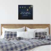 Owl ist anders als ein einzigartiges Angebot Leinwanddruck (Insitu (Schlafzimmer))