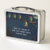 Owl ist anders als ein einzigartiges Angebot Metall Brotdose (Rückseite)