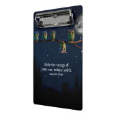 Owl ist anders als ein einzigartiges Angebot Mini Klemmbrett (Gewinkelt2)