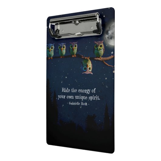 Owl ist anders als ein einzigartiges Angebot Mini Klemmbrett (Gewinkelt2)