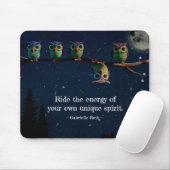 Owl ist anders als ein einzigartiges Angebot Mousepad (Mit Mouse)