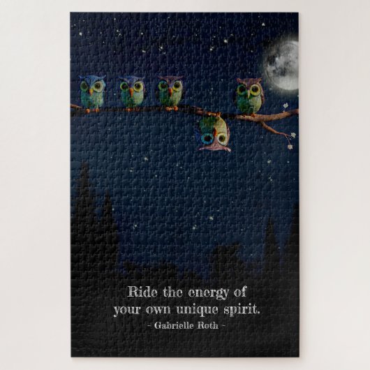 Owl ist anders als ein einzigartiges Angebot Puzzle (Vertikal)