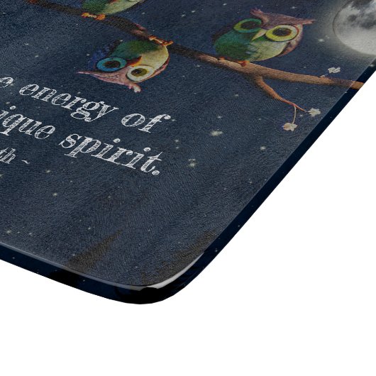 Owl ist anders als ein einzigartiges Angebot Schneidebrett (Ecke)