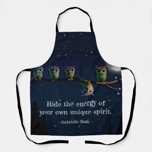 Owl ist anders als ein einzigartiges Angebot Schürze (Vorderseite)
