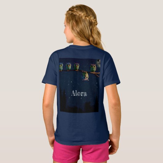 Owl ist anders als ein einzigartiges Angebot T-Shirt (Schwarz voll)