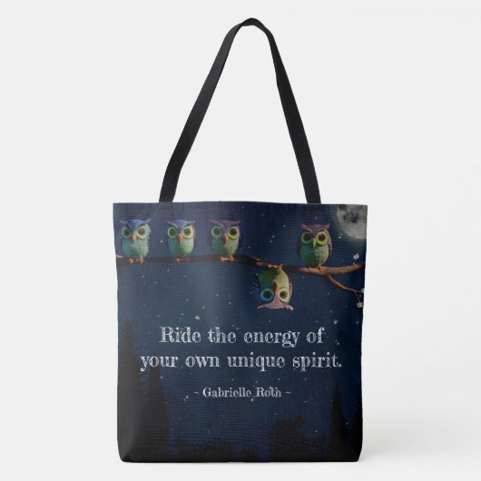Owl ist anders als ein einzigartiges Angebot Tasche (Vorderseite)