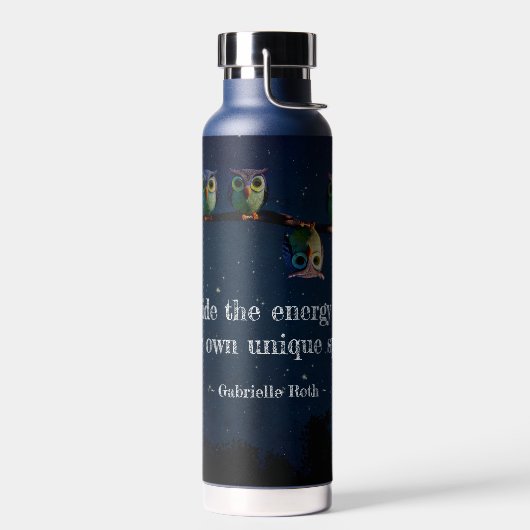 Owl ist anders als ein einzigartiges Angebot Trinkflasche (Links)