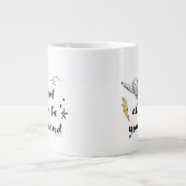 Owl ist immer dein Freund Jumbo-Tasse (Vorderseite)