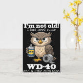 Owl ist nicht alt, ich brauche nur ein paar WD-40 Karte (Gelbe Blume)