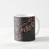Owl Jeweled Metalic Kaffeetasse (VorderseiteRechts)
