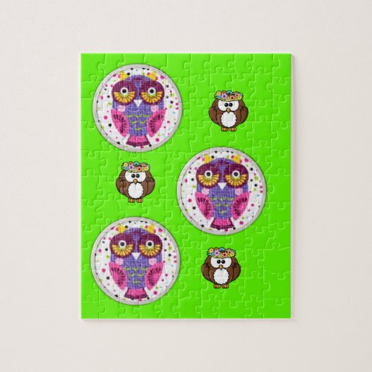 Owl Jigsaw Puzzle (Vertikal)