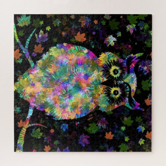 Owl Jigsaw Puzzle - Kunstmalerei (Horizontal)