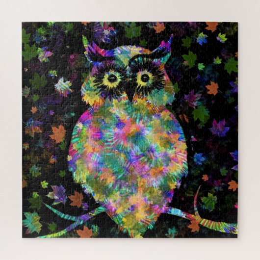 Owl Jigsaw Puzzle - Kunstmalerei (Vertikal)