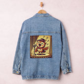Owl Jolson - Vintag Jazz Singing Owl Jeansjacke (Hangar)