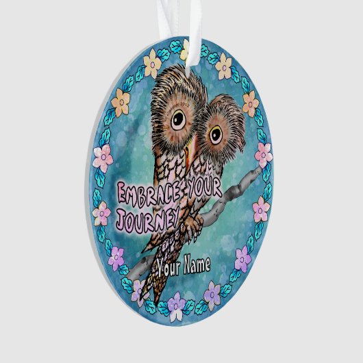 Owl Journey Ornament (Vorderseite)