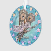Owl Journey Ornament (Vorderseite)