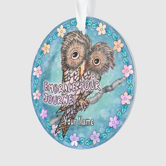 Owl Journey Ornament (Vorderseite)