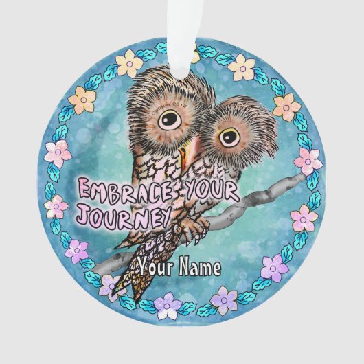 Owl Journey Ornament (Vorderseite)