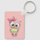 Owl Keychain Schlüsselanhänger (Rückseite)