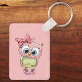 Owl Keychain Schlüsselanhänger (Rückseite)