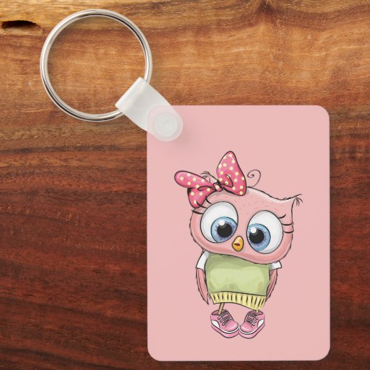 Owl Keychain Schlüsselanhänger (Vorderseite)