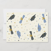 Owl Kids Abschluss Foto Ankündigung Einladung (Rückseite)