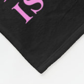 Owl - Knowledge Is Wer - Wisdom Owl Design Fleecedecke (Ecke)