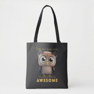 Owl konzentriertes Phantastisches Niedlich Adorabl Tasche