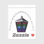 Owl Lantern Sticker (Blatt)