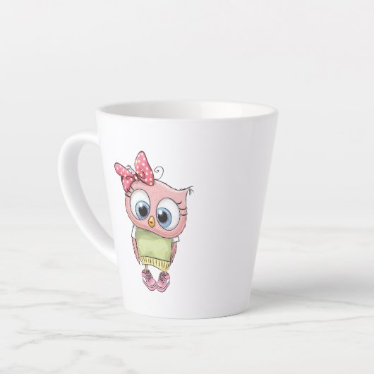 Owl Latte Mug Milchtasse (Linke Ecke)