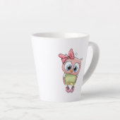 Owl Latte Mug Milchtasse (Rechte Ecke)