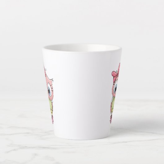 Owl Latte Mug Milchtasse (Vorderseite)