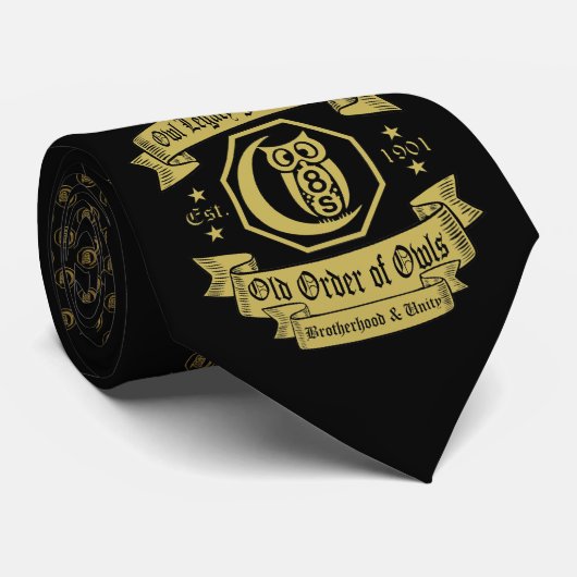 Owl Legacy Foundation Necktie Krawatte (Gerollt)