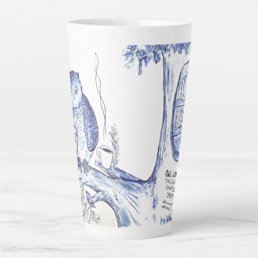 Owl Library Milchtasse (Vorderseite)