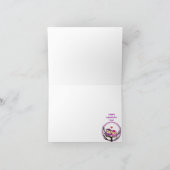 Owl Liebe Couple Feiertagskarte (Innenseite)