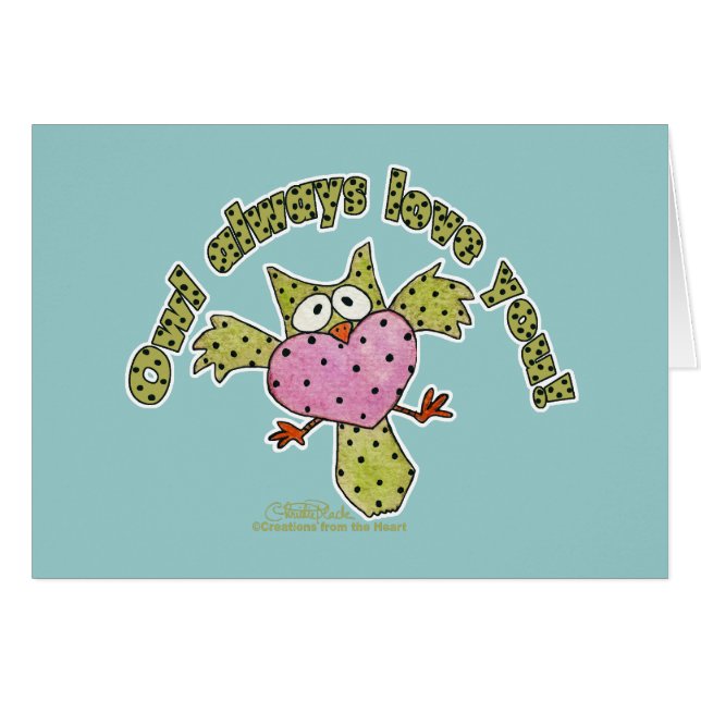 Owl Liebe dich immer! (Vorderseite (Horizontal))