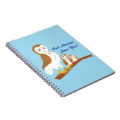 Owl Liebe dich immer! Notizblock (Rechte Seite)