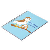 Owl Liebe dich immer! Notizblock (Linke Seite)