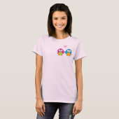 OWL LIEBE:: helles Mädchen + Junge T-Shirt (Vorne ganz)